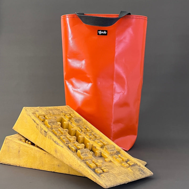 Rago Tasche orange für Auffahrkeile - Wohnmobil-Zubehör aus LKW-Plane von tjuub